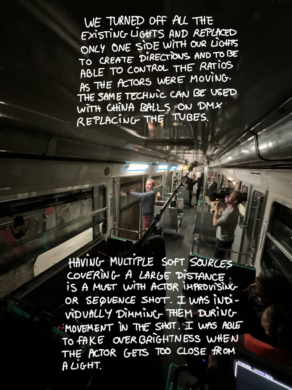 Image du projet Breakdown metro par Come Nolo, gaffer et chef-electricien.