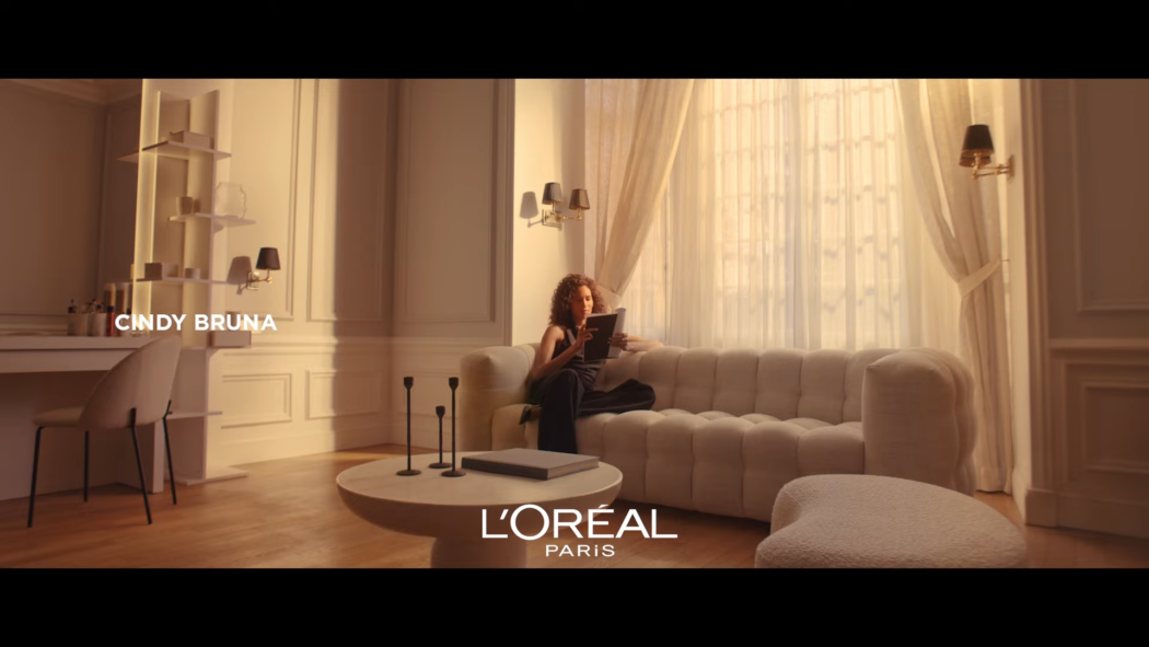Image du projet L&rsquo;oréal Cindy Bruna par Come Nolo, gaffer et chef-electricien.